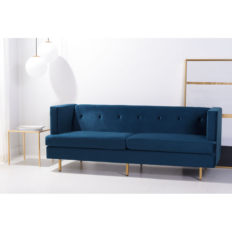 82'' Velvet Sofa, Giotto Royal Blue Velvet