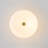 2 - Light Modern Ribbed Stripe Opal Drum Glass Semi Flush Mount