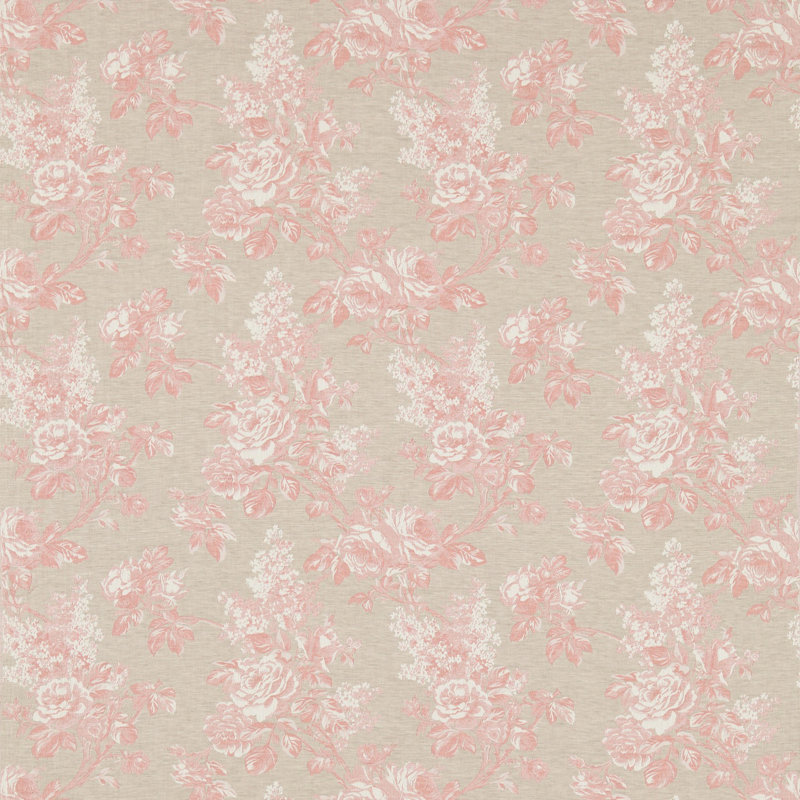 Sorilla Damask Fabric, Shell Pink