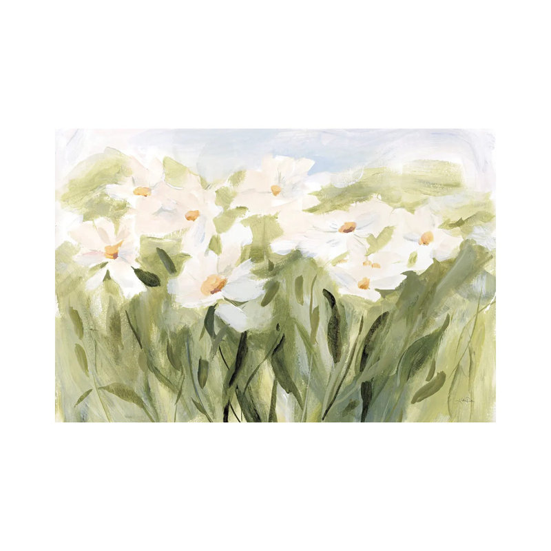 Daisy Meadow - Wall Art Print - Wrapped Canvas