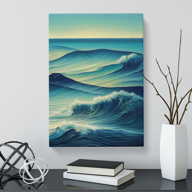 The Ocean Vol.4 - Wrapped Canvas Print, 50cm H x 35cm W x 3cm D