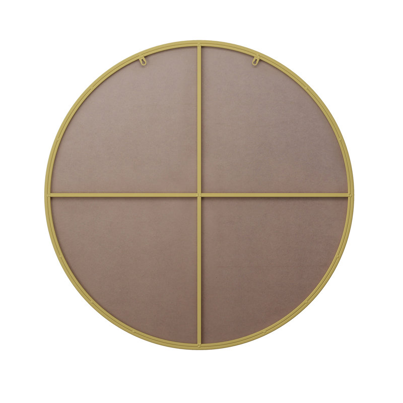 Miroir mural miroir de meuble-lavabo rond 36 po, Doré, 36 po x 36 po