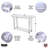 47.6'' Console Table