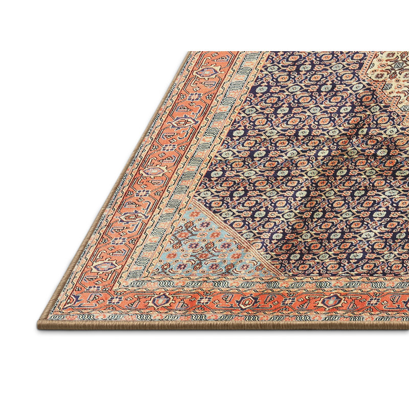 Tapis brun à motif oriental, Rectangle 8 pi x 12 pi