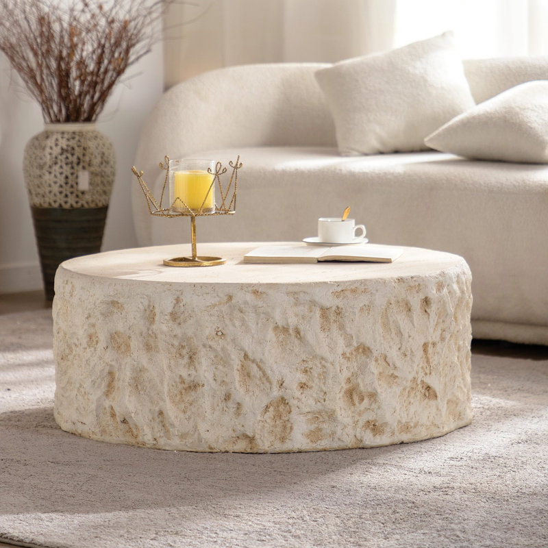 Table basse ronde Mid-Century