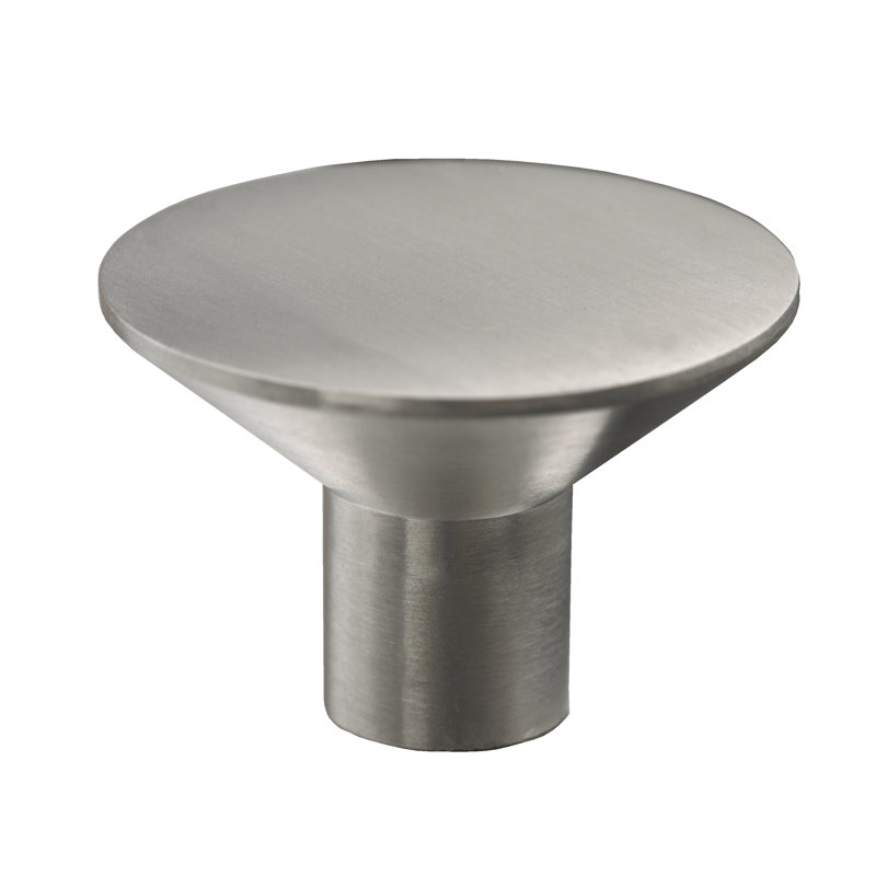 Conical Knob, Satin Stainless Steel