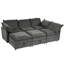 Canapé modulaire gris