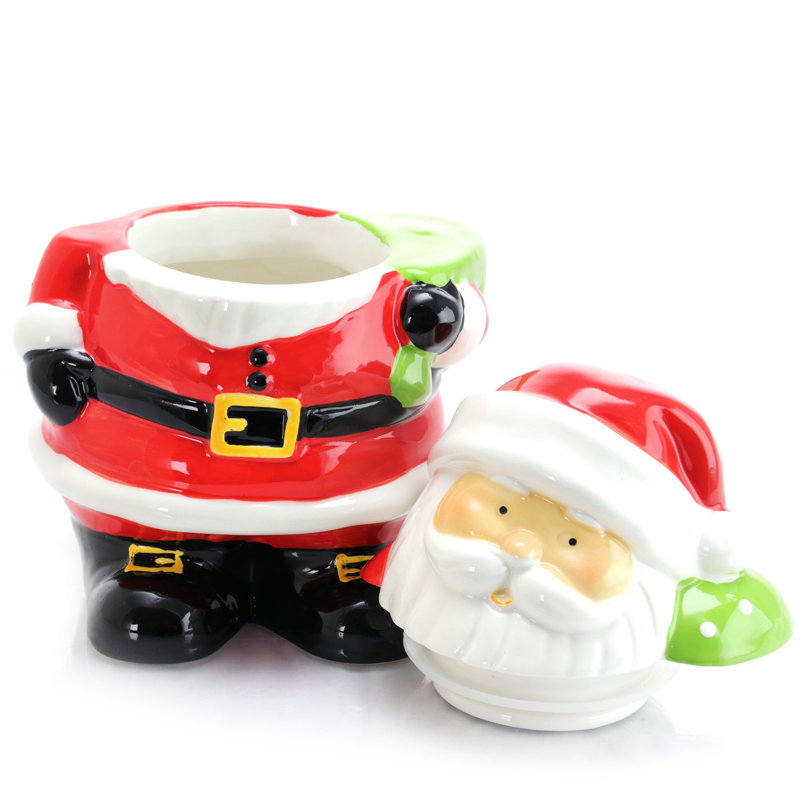 Jovial St. Nick Cookie Jar