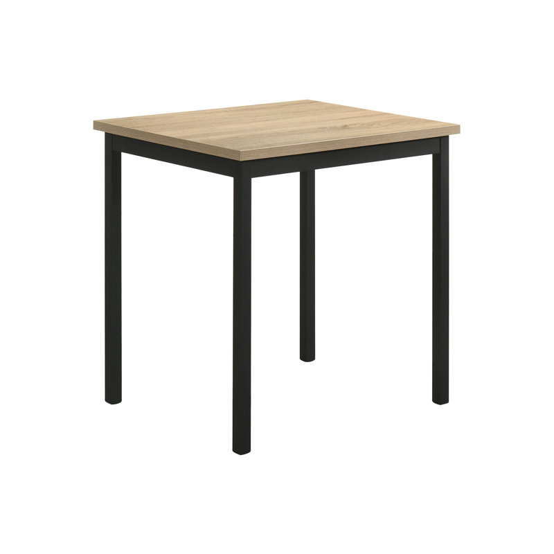 Table de salle à manger de 24,4 po de largeur, brun, H 30,5 po x L 24,4 po x l 30,4 po