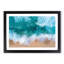 Beach in Melbourne Australia in Abstract - Picture Frame Graphic Art Print-55683540-55683534