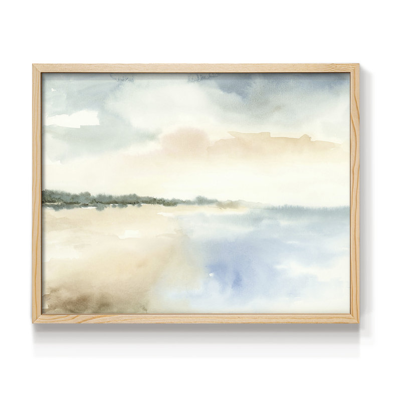 Simple Sea - impression encadrée - réarmable, Naturel, H 11 po x l 14 po