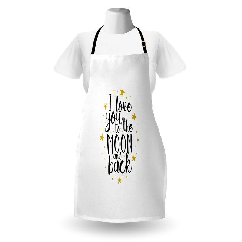 No Pattern Bib Apron