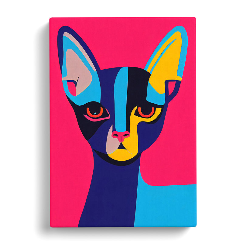 Sphynx Cat Pop Vol.2 - Wrapped Canvas, 60cm H x 40cm W x 3cm D