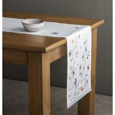 Floral 100% Cotton Table Runner