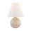 Capers Table Lamp in Aged Brass and Ceramic Ivory Petal by Cortney Bishop