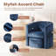 Fauteuil d'appoint rembourré avec repose-pieds Kyah-111282447
