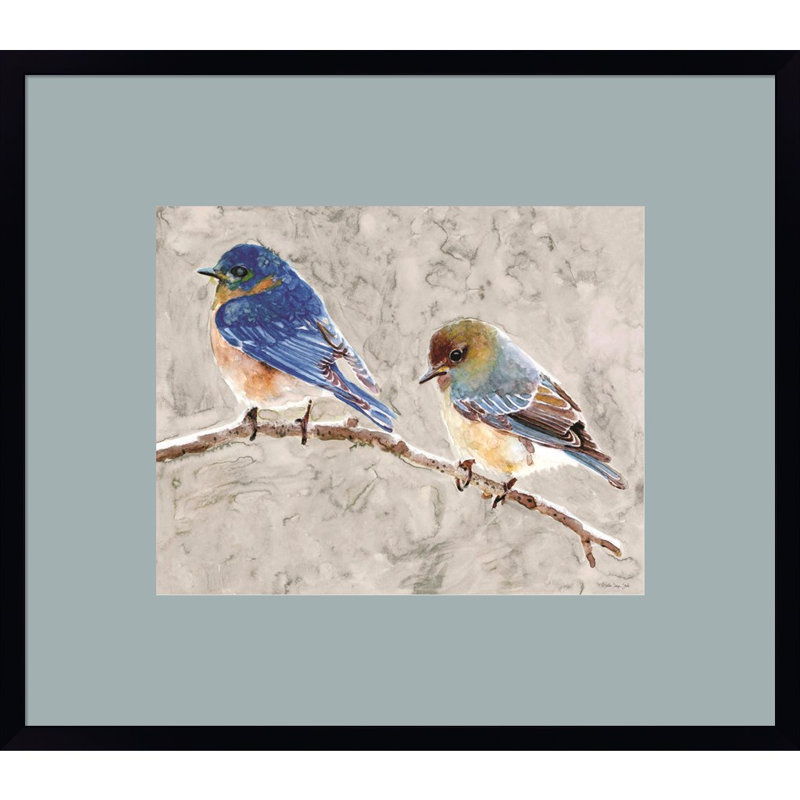 " Eastern Bluebirds 1 " by Stellar Design Studio