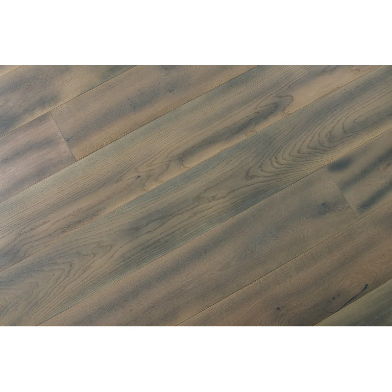 Plancher de bois franc d'ingénierie en chêne, Sycomore brun clair