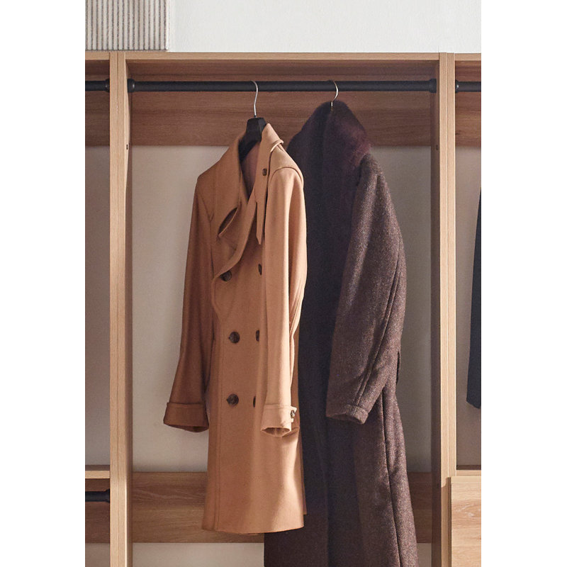 Kalinikos 94.19'' Closet System, Oak