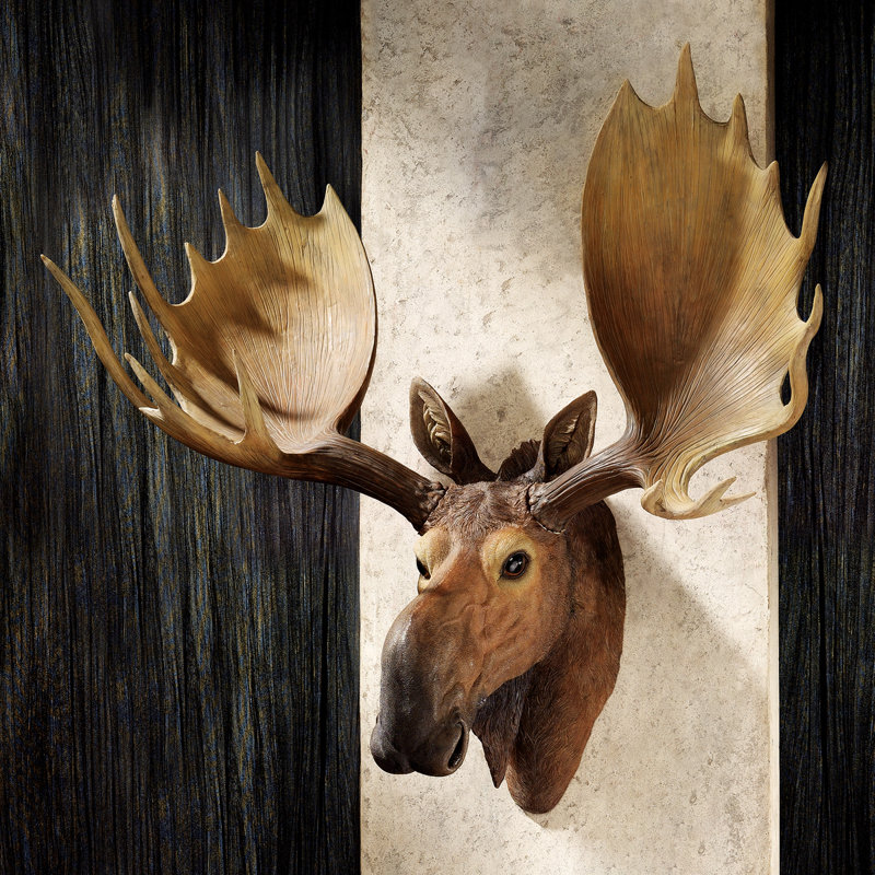 Sculpture murale Alaskan Moose