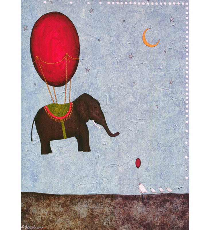 The Arrival, 18" H x 13" W