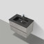 Meuble-lavabo simple mural avec comptoir en quartz 30 po Lecio-1382271183