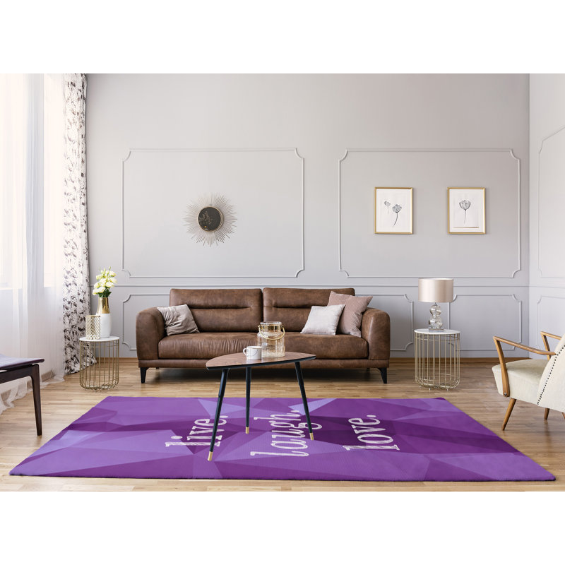 Tapis en chenille de polyester, Rectangle 5 pi x 7 pi