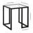 Oscar Glass Top End Table-216329287