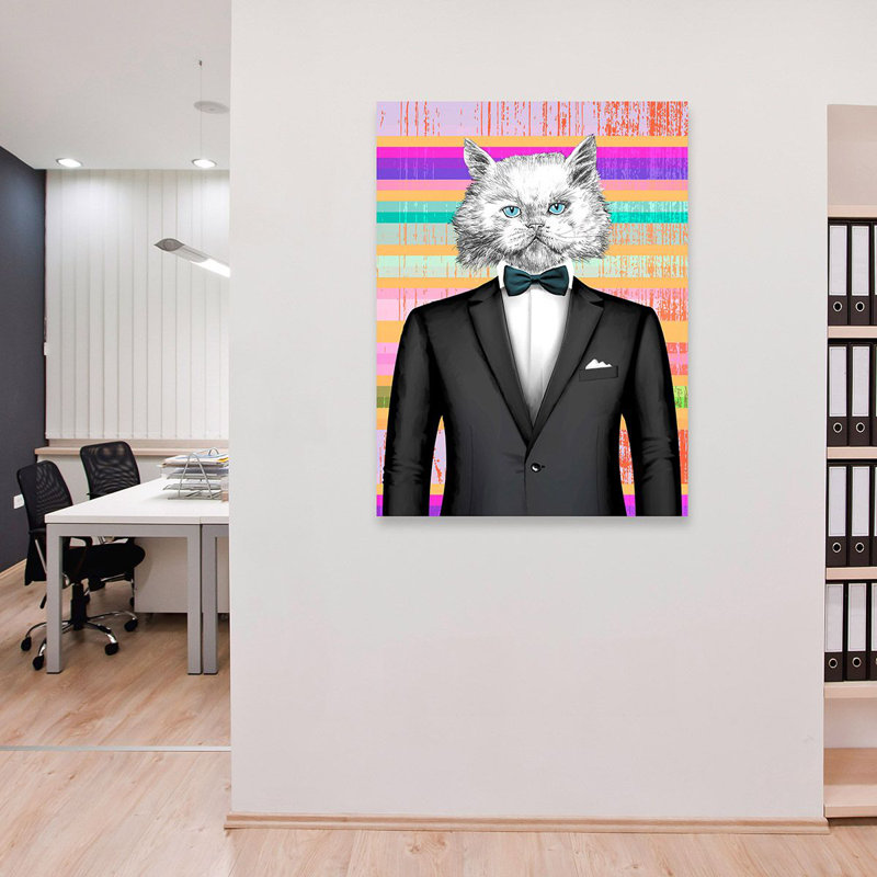 The Gentleman by Matt Spencer - Wrapped Canvas Print, 100cm H x 70cm W x 4cm D