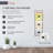 Metal Wall Organizer with Wall Baskets-440061234