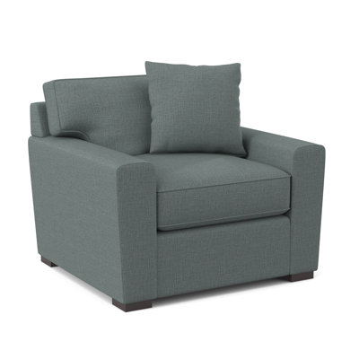 Fauteuil en polyester l 42 po Zinah