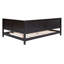 Lit de jour / lit double, conception classique de style Mid-Century moderne, aspect bois avec accoudoirs, cadre-519249088-519249090