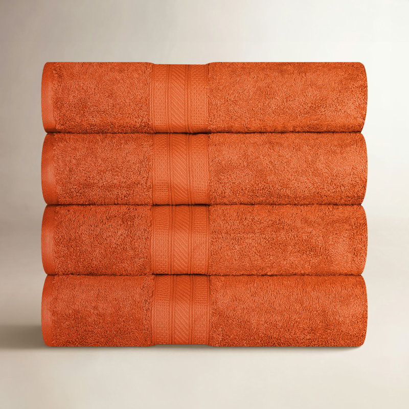Ensemble de serviettes de bain en coton 4 pièces Glenlee, Grès