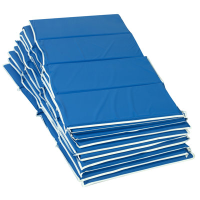Tapis de repos pliable robuste 1 po - 10 - bleu