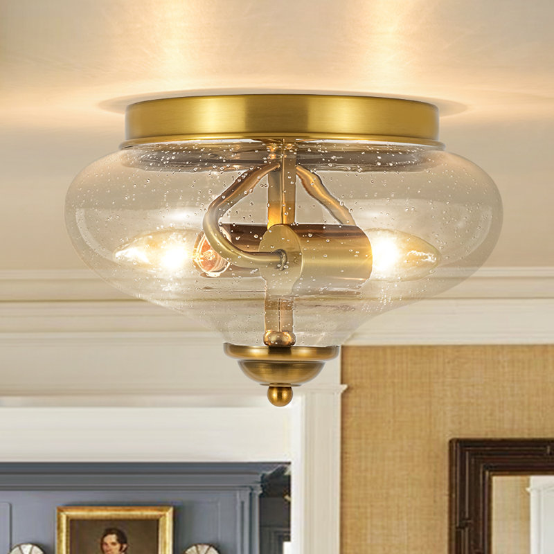 Plafonnier encastré 2 lumières