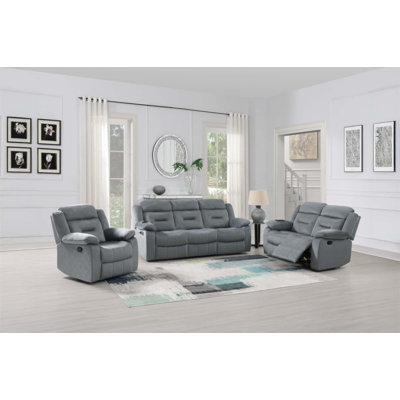Manual Loveseat with Pillow Arms, Plush Backrest, Horizontal Tufting, USB Port, and Velvet Finish for Modern Living Rooms