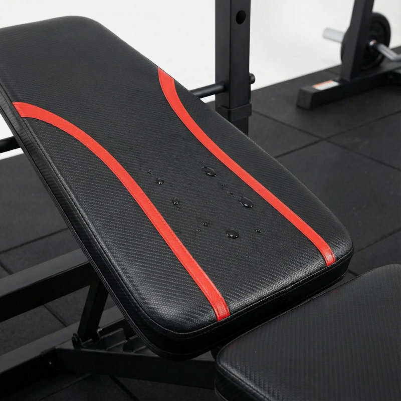 Banc de musculation de qualité supérieure 9-en-1 avec extension des jambes et système Curl - Solution complète de gymnastique pliable à domicile