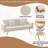 Quiniya 71.26" Modern Velvet Sofa Bed Folding Couch with Two Throw Pillows for Living Room-1894310059