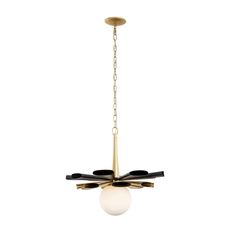 Daphne Pendant, 142" H x 22" W x 24.5" D