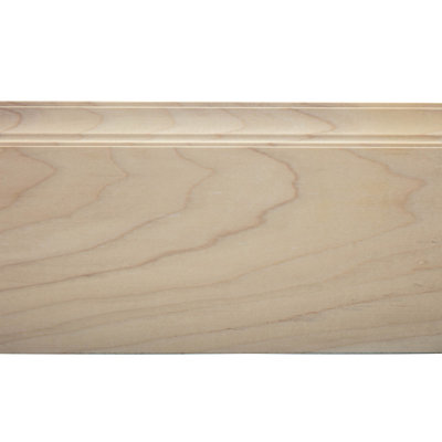 Ornamental Mouldings .5625 in. D x 3.5 in. W x 92 in. L Unfinished Poplar Wood Charlotte Casing Moulding