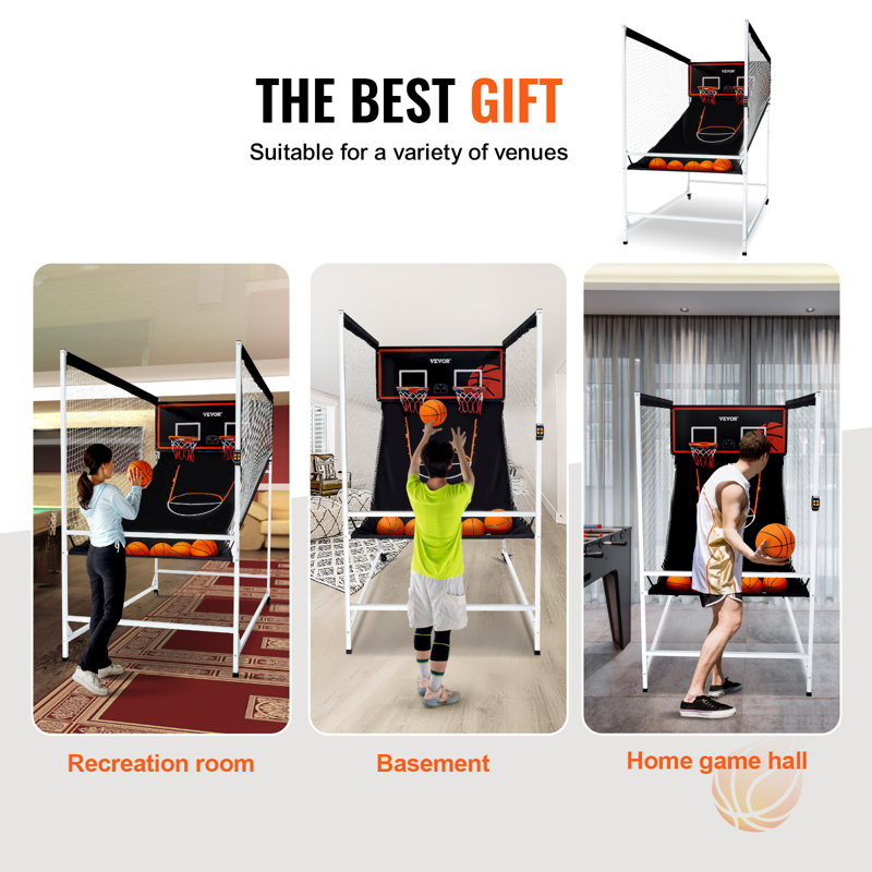 VEVOR 2 Player No Power Source Required / Manual Basketball Arcade Game