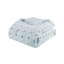 Édredon pour lit double / grand lit bleu avec 2 taies décoratives, séchage rapide pour-124957784-124957782
