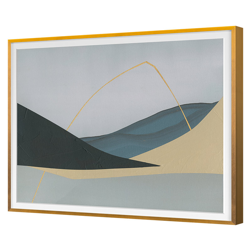 Take Me With You Print by Stewart, Amy, Gold Framed, 39" H x 48" W