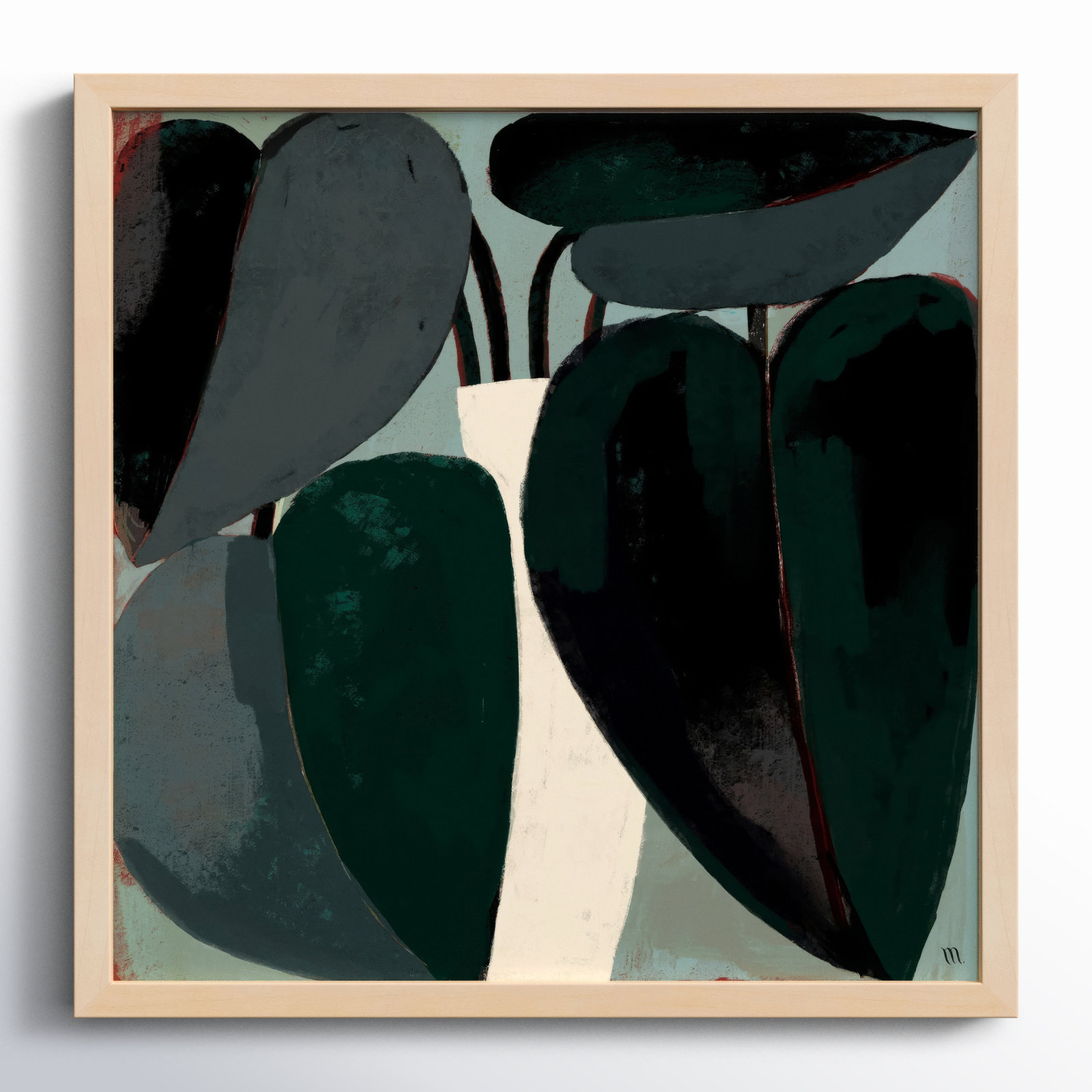 Fall Plant by StudioM, Brown, 16" H x 16" W x 1.25" D