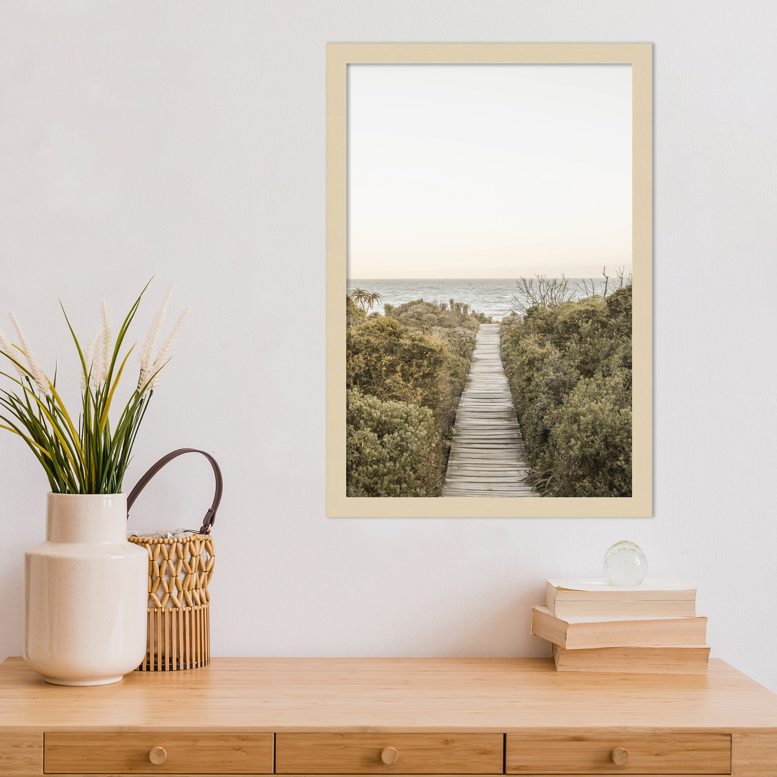 Partlow "Boardwalk" Print by Shot by Clint, 21" H x 15" W, Brown