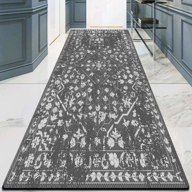 Machine Washable Carpet (5.2 x 4.6 ft), 100% Polyester, 0.4 in Pile Height | Antibacterial, Non-Slip Underside, Dot Base | Perfect for Living Room, Bedroom, or Playroom, Easy Care & Durable Design