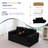 4 in 1 Convertible Compression Sofa Couch Striped Faux Fur Foldable Loveseat Sofa Bed-746269361-745861706