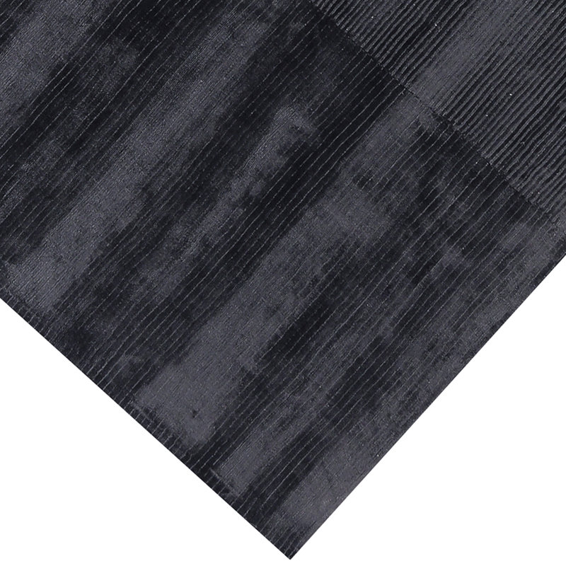 Tapis gris fait à la main Mehdi