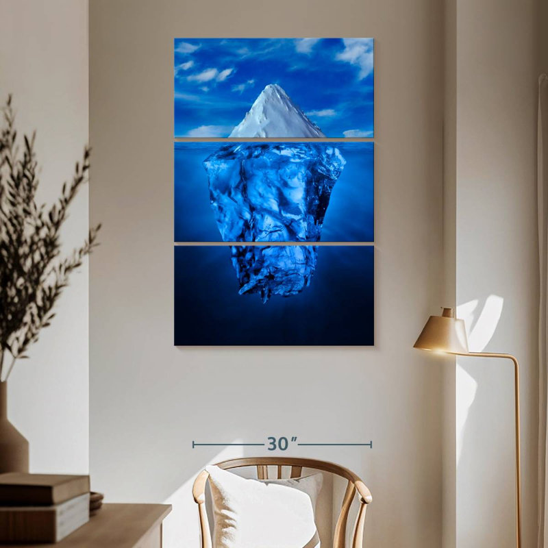 Ligne d'eau Alvord Iceberg, H 65 po x l 42 po