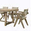 Charmantes chaises rembourrées en polyester pour un décor de salle à manger élégant-707556084-707556080